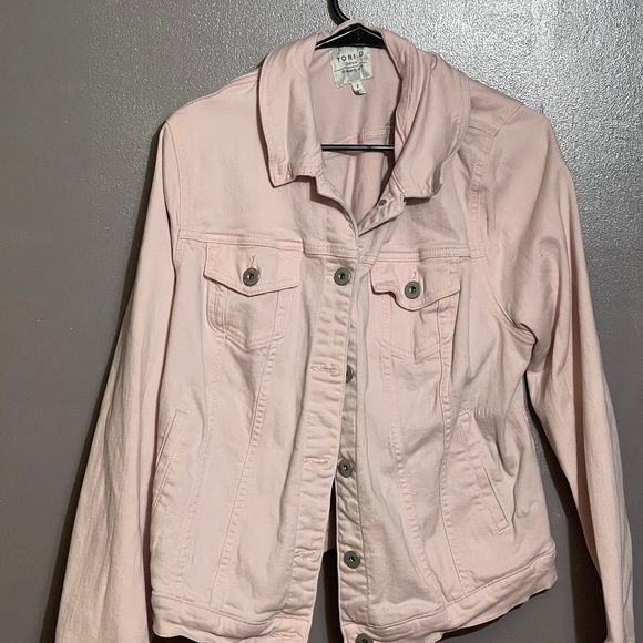 torrid Jackets & Coats Light Pink Jean Jacket Poshmark